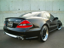 ベース車両　年式：2002年式　グレード：SL500　純正色：エメラルドブラック